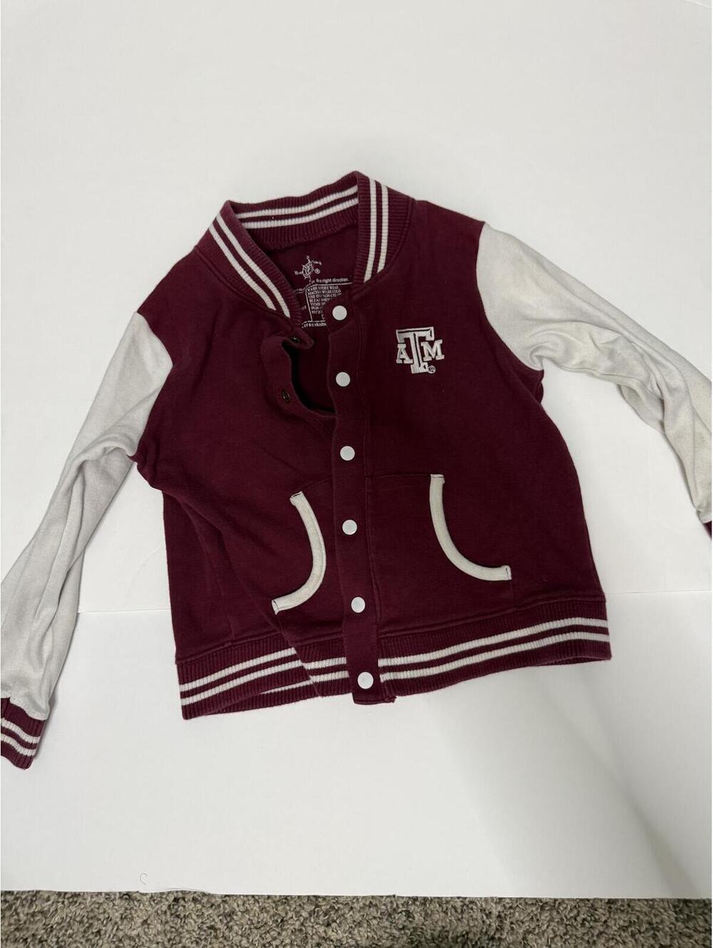 Texas A&M Toddler Button Jacket 3T
